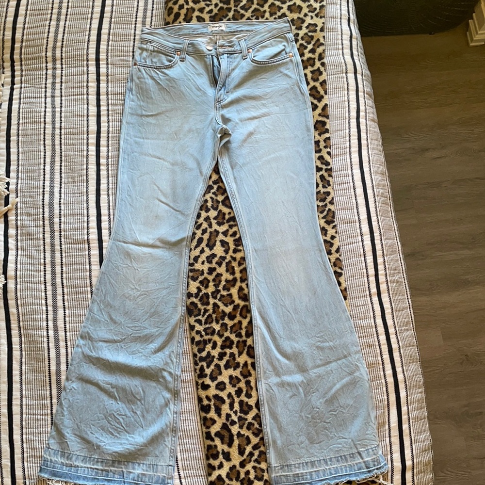 Wrangler high rise flare jeans